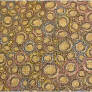 Garden Medley Susie Johnson Circular Print Cotton Quilting Fabric 1/2 Yard